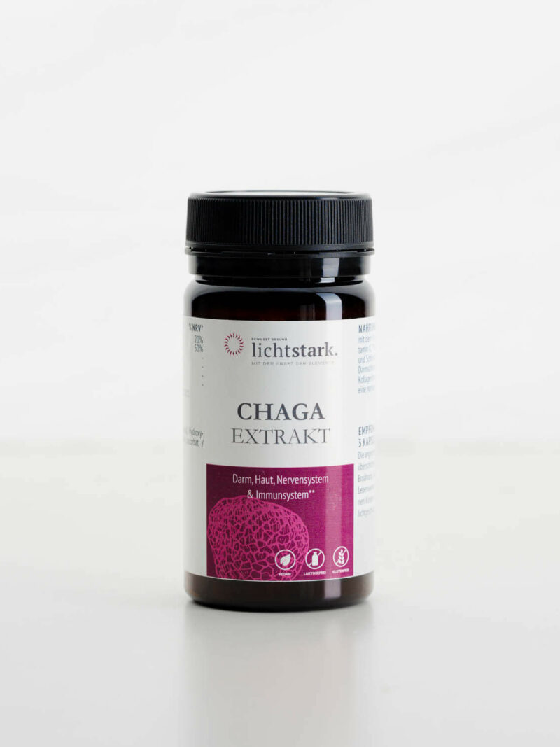 Marke lichtstark: Chaga Extrakt, Webshop - Lichtrein.at
